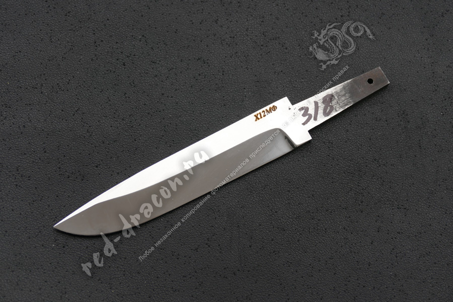 Клинок кованный для ножа Х12МФ "DAS318"